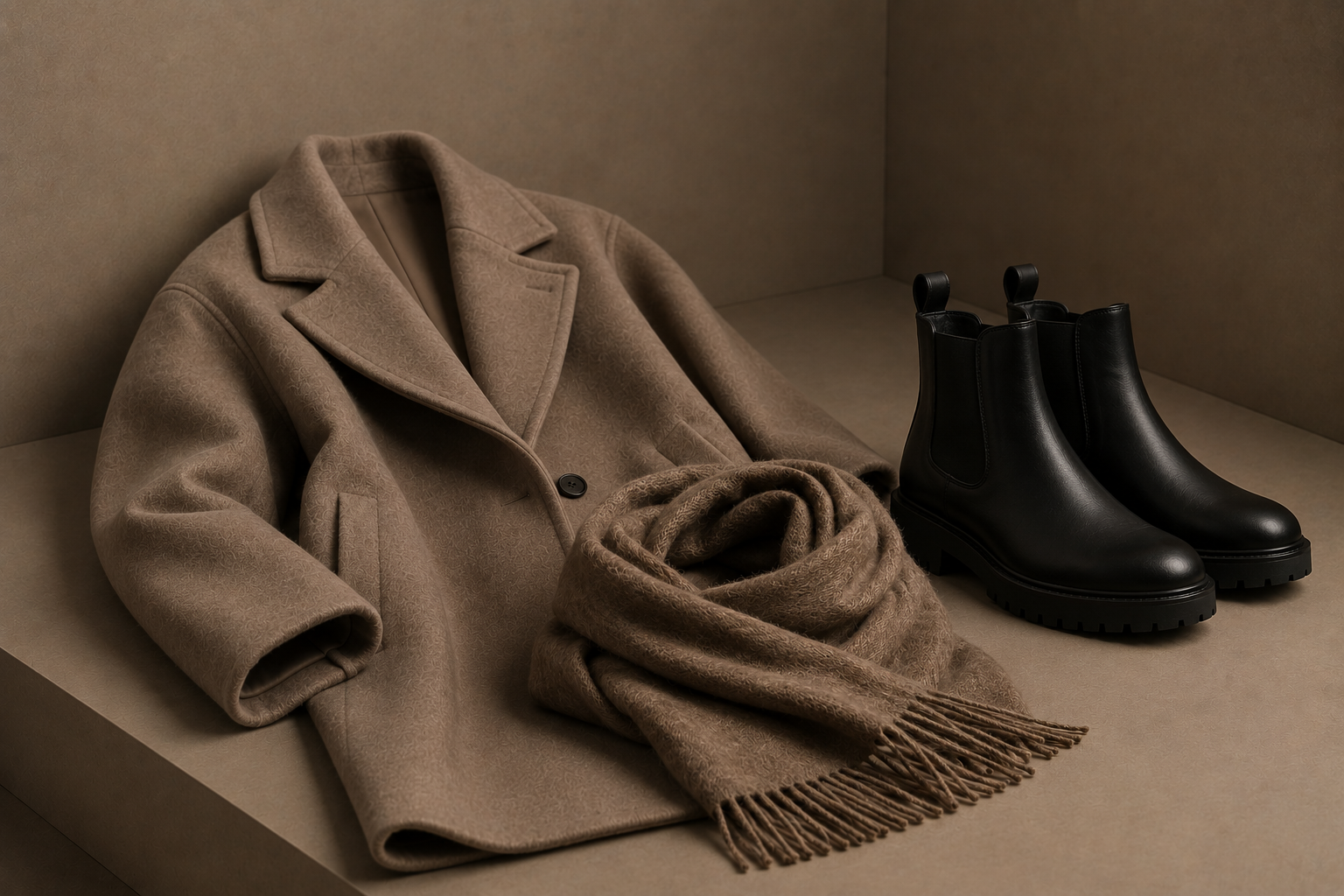 Homepage de ejemplo mostrando la colección de invierno